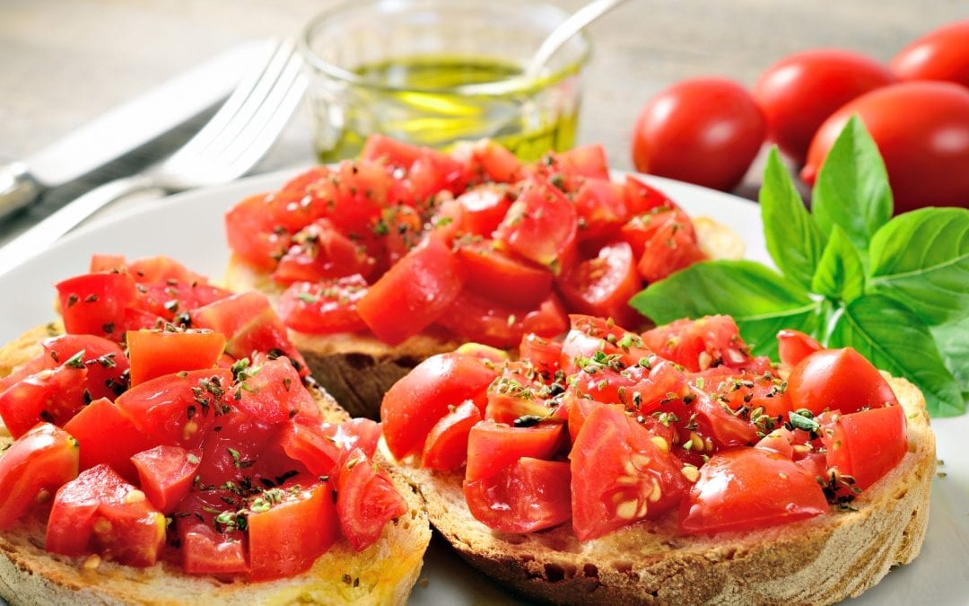The Mediterranean “Super Food”: bread, olive oil and tomato